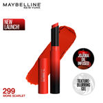 Buy Maybelline New York Color Sensational Ultimattes Lipstick, 299 More Scarlet, 1.7 gm - Purplle