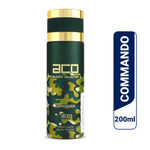 Buy ACO PERFUMES Set of 2 Imported Deodorant Combo Army & Commando Body Spray For Mens, Made In UAE, 200 ml Each - Purplle