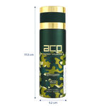 Buy ACO PERFUMES Set of 2 Imported Deodorants Black Oud & Blue Musk Body Spray For Mens, Made In UAE, 200 ml Each - Purplle