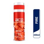 Buy ACO PERFUMES Set of 2 Imported Deodorant Fire & Rose Body Spray For Unisex, Made In UAE, 200 ml Each - Purplle