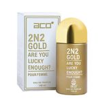 Buy ACO PERFUMES Set of 2 Fragrance 2N2 Gold & Ebony Scent For Unisex, 100 ml Each - Purplle