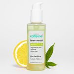 Buy mCaffeine 1.5% Vitamin C Toner-Serum with Green Tea for Glowing Skin | Reduces Dark Spots & Pigmentation, Tightens Pores | All Skin types - 150 ml - Purplle