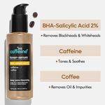 Buy mCaffeine BHA-2% Salicylic Acid Toner-Serum with Coffee | Unclogs Pores, Removes Blackheads & Whiteheads, Retains Moisture | Non-Sticky - 150ml - Purplle