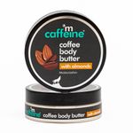 Buy mCaffeine Coffee & Almonds Body Butter with Shea Butter for Soft Skin | Deeply Moisturizes, Nourishes Dry Skin | Coffee-Almond Aroma, Non-Sticky -100g 100 gm - Purplle