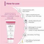 Buy Globus Naturals Glycolic & 1% Salicylic Acid Herbal Anti Acne Face Cream, Enriched with Liquorice & Oats, Reduces Dark spots & Hyperpigmentation, 100 ml - Purplle