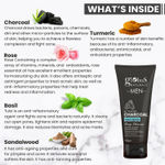 Buy Globus Naturals Anti Pollution & Anti Acne Charcoal Face Wash, Detoxifying Cleanser, Fights Pollution and De-Tans skin, For Men with Oily & Acne Prone Skin, 100 gms - Purplle
