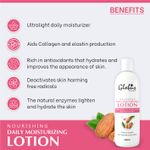 Buy Globus Remedies Nourishing & Daily Moisturizing Body Lotion, For Silky Smooth Skin, With Goodness of Almond, Aloe Vera & Peach & Kokum Butter, 200ml - Purplle