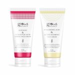 Buy Globus Naturals Glycolic & 1% Salicylic Acid Anti-Acne & Vitamin C & Hyaluronic Acid Anti Ageing Face cream Combo - Set of 2 - Purplle