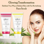 Buy Globus Naturals Glycolic & 1% Salicylic Acid Anti-Acne & Vitamin C & Hyaluronic Acid Anti Ageing Face Scrub Combo - Set of 2 - Purplle