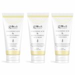 Buy Globus Naturals Vitamin C & Hyaluronic Acid Anti-Ageing & Brightening Face Care Combo Set of 3 - Face Wash, Face Cream & Face Scrub - Purplle