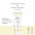 Buy Globus Naturals Vitamin C & Hyaluronic Acid Anti-Ageing & Brightening Face Care Combo Set of 3 - Face Wash, Face Cream & Face Scrub - Purplle