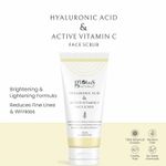 Buy Globus Naturals Vitamin C & Hyaluronic Acid Anti-Ageing & Brightening Face Care Combo Set of 3 - Face Wash, Face Cream & Face Scrub - Purplle