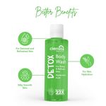 Buy Clensta Detox Body Wash| 200ml| With Red Aloe Vera and Hyaluronic Acid| For Dark Spots Reduction and Glowing Skin| For Men and Women - Purplle