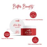 Buy Clensta Red Aloe Vera Face Mask|with 1 % Natural AHA and Coffee| Detan and Skin Glow | Cleanses Pollution and Impurities| For All Men and Women - Purplle