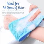 Buy Trendzie Skin Care Silicone Body Back Scrubber Bath Belt Double Side Brush (Assorted Color) 1 Pc - Purplle