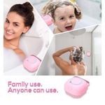 Buy Trendzie Skin Care Silicone Bath Body Brush Shower Scrubber with Dispenser for Men, & Women (Assorted Color) 1 Pc - Purplle