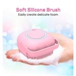 Buy Trendzie Skin Care Silicone Bath Body Brush Shower Scrubber with Dispenser for Men, & Women (Assorted Color) 1 Pc - Purplle