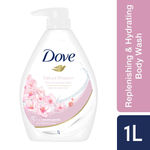 Buy Dove Refreshing Sakura Blossom Body Wash with Himalaya Pink Salt for Replenished Skin, 1 L - Purplle