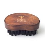 Buy Bombay Shaving Company Beard Brush (Pocket Size) | Made with Sheesham Wood | Free Faux Leather Pouch 50 gm - Purplle