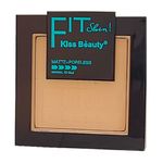 Buy Kiss Beauty FIT Skin! Matte+ Poreless Compact Powder 9gm - Purplle