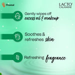 Buy Lacto Calamine Daily Cleansing Face Wipes 25 Wipes( BUY 1 GET 1 FREE) - Purplle