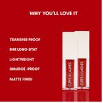 Buy Cuffs N Lashes Matte Liquid Lipstick, NOVEMBER 16 - 6 ml - Purplle