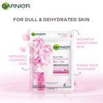 Buy Garnier Sakura White Water Glow Serum Sheet Mask, Face Sheet Mask 28g - Purplle
