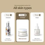 Buy Vilvah Store Milk Mud Mask, De-Tan Pack, With Oat Milk, Saffron Extract and Kaolin Clay, Brightening and Tan Removal Cream, Sulphate Free, For All Skin Types, For Men & Women, 50 ml - Purplle