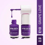 Buy Keya Seth Professional Grape Love Long Wear Nail Enamel Enriched with Vitamin E & Argan oil - Purplle