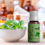 Buy Clensta Basil Essential Oil for Aromatherapy, Stress Relief, Hair, Skin & Sleep, 15 ml, Suitable For All - Purplle