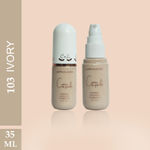 Buy Cuffs N Lashes Cover Capsule Hydrating Foundation, Ivory 103 - 35 ml - Purplle