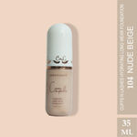 Buy Cuffs N Lashes Cover Capsule Hydrating Foundation, Nude Beige 104 - 35 ml - Purplle