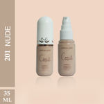 Buy Cuffs N Lashes Cover Capsule Hydrating Foundation, Nude 201 - Purplle