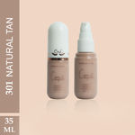 Buy Cuffs N Lashes Cover Capsule Hydrating Foundation, Natural Tan 301 - 35 ml - Purplle