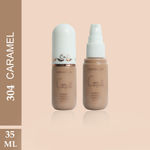 Buy Cuffs N Lashes Cover Capsule Hydrating Foundation, Caramel 304 - 35 ml - Purplle