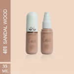 Buy Cuffs N Lashes Cover Capsule Hydrating Foundation, Sandal Wood 401 - 35 ml - Purplle