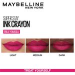 Buy Maybelline New York Super Stay Crayon Lipstick, 35 Treat Yourself 1.2 gm - Purplle