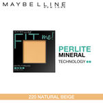 Buy Maybelline New York Fit Me Matte + Poreless Pressed Powder Natural Beige 220 Normal to Oily (8.5 g) - Purplle