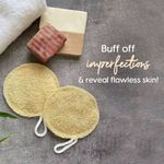 Buy Matra 100% Natural Oval Shower Loofah Pad - Dual-sided Organic Bath Sponge for Deep Cleansing & Skin Refining - Exfoliating Body Scrubber to Remove Dead Skin Cells - Vegan Scrub Pad for Men & Women - Purplle