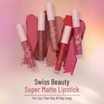 Buy Swiss Beauty Super Matte Liquid Lipstick 3.5 ml 02 - Purplle