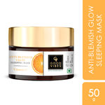 Buy Good Vibes Anti Blemish Glow Sleeping Mask Vitamin C with Power Of Serum (50 g) - Purplle