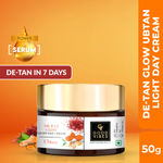 Buy Good Vibes Ubtan De-tan Glow Light Day Cream with Power of Serum (50 g) - Purplle