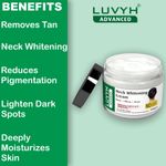 Buy Luvyh Neck Back Whitening Cream | Removes Fine Lines & Tanning, Lightens, Nourishes 100g for All Skin Types No Parabens, No Mineral Oil, No Sulphate, No Silicone - Purplle