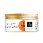 Buy Good Vibes Papaya Glow Face Mask | Brightening, Lightens Scars | With Basil | No Parabens, No Sulphates, No Mineral Oil, No Animal Testing (250 g) - Purplle