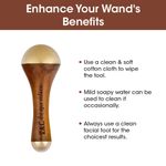 Buy TAC - The Ayurveda Co. The Ayurveda Co. Kansa Wand Dual Purpose Massager Tool for Face & Body Skin Lifing & Relax with Wooden Handle for Women & Men 95gm - Purplle