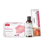 Buy Sirona Ultra-Thin PremiumPanty Liners with Period Pain Patches and Intimate wash 3 Pcs - Purplle
