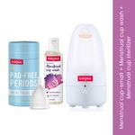 Buy Sirona Menstrual Cup Life Combo with Menstrual Cup, Sterilizer and Menstrual Cup Wash 3 Pcs - Purplle