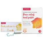 Buy Sirona FDA Approved Premium Digital Tampon (Heavy Flow) with Pain Relief Heat Patches (Pack of 3) - Purplle