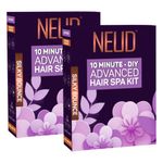 Buy NEUD 4-Step DIY Advanced Hair Spa Kit for Salon-Like Silky Bounce at Home - 2 Packs (40 gm Each) - Purplle