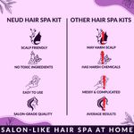 Buy NEUD 4-Step DIY Advanced Hair Spa Kit for Salon-Like Silky Bounce at Home - 2 Packs (40 gm Each) - Purplle